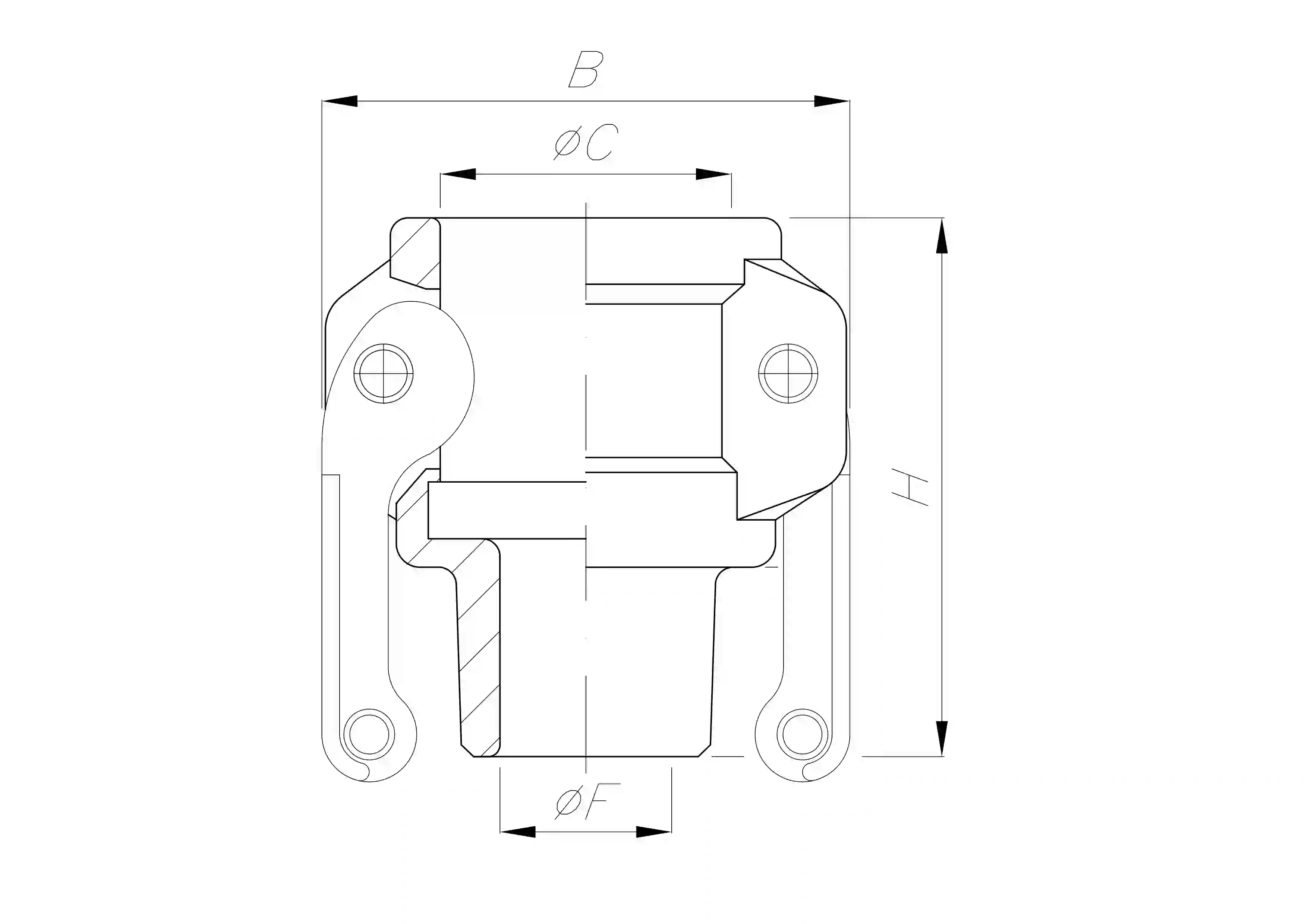 Coupler Male Threaded